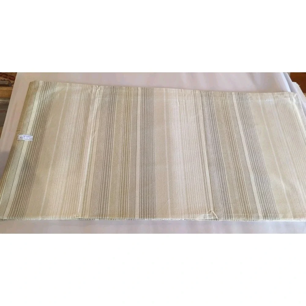 100% Cotton Striped Handloom‎ TABLECLOTH By Primitive Artisans Inc 60x60